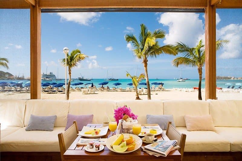 The Holland House Beach Hotel is a St. Maarten landmark