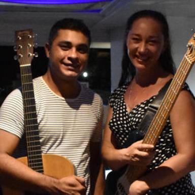 Agnes and Eduardo Perform at Isola Ristorante in St. Maarten