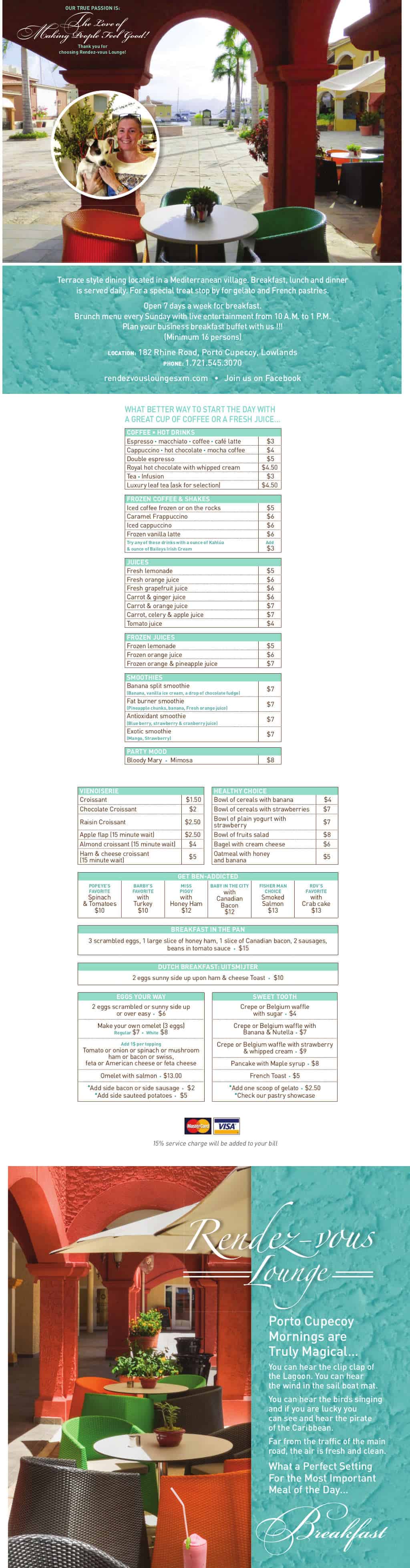 rendezvous lounge st maarten breakfast 1